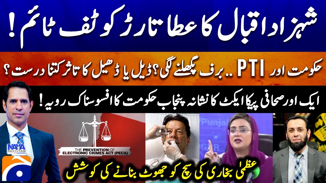 Imran Khan Health - PTI-Govt Deal? - Another journalist targeted by PECA ACT - Attaullah Tarar