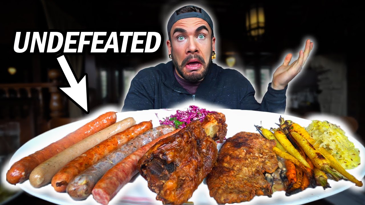 NOBODY FINISHED THIS SAUSAGE EATING CHALLENGE BEFORE, SO I TRIED... Joel Hansen Raw