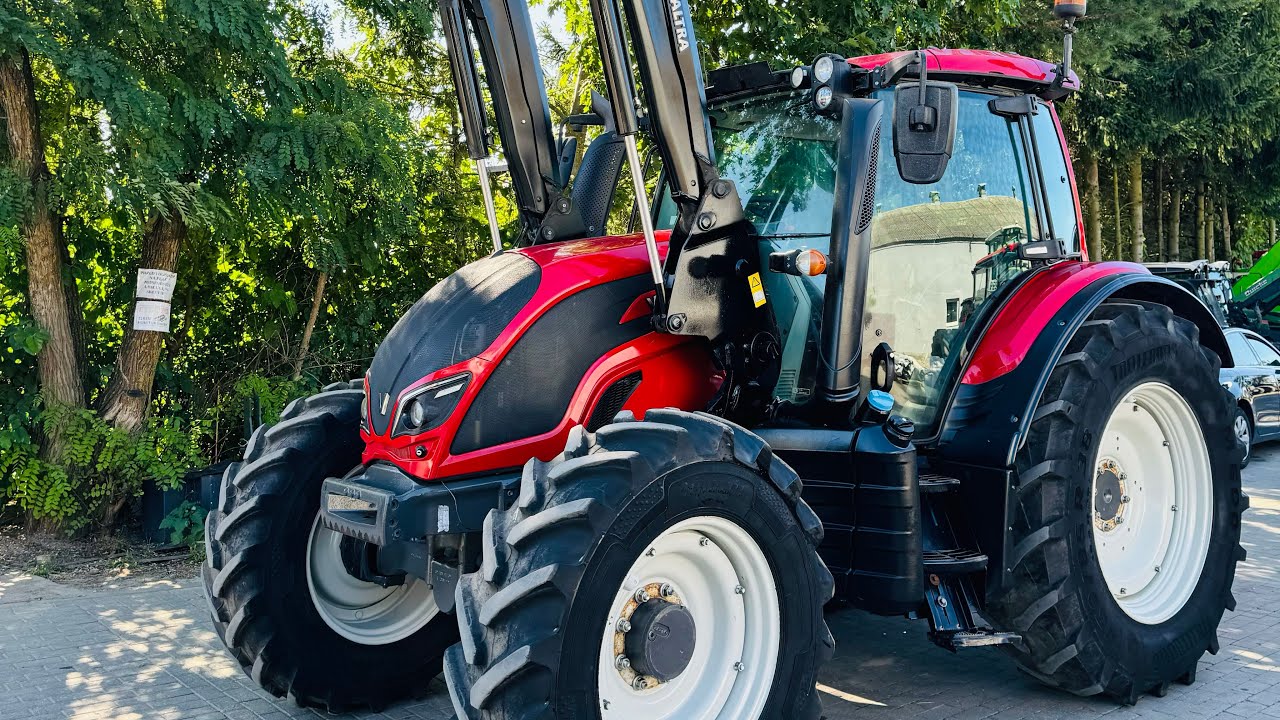 Valtra N124 z turem QUICKE, 2017r, 3900 mtg, na sprzedaż/for sale, prezentacja  *PESTROL*