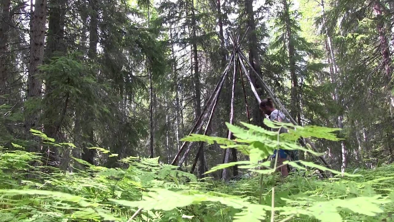 Markus Torgeby re-visits his tipi home in the wilderness after 12 years