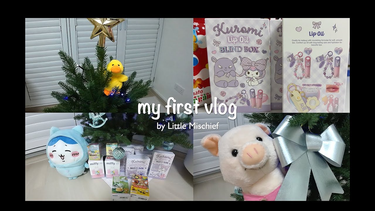 Unboxing all blind boxes on Christmas Day | Kuromi | Miffy | Quiet home Christmas.