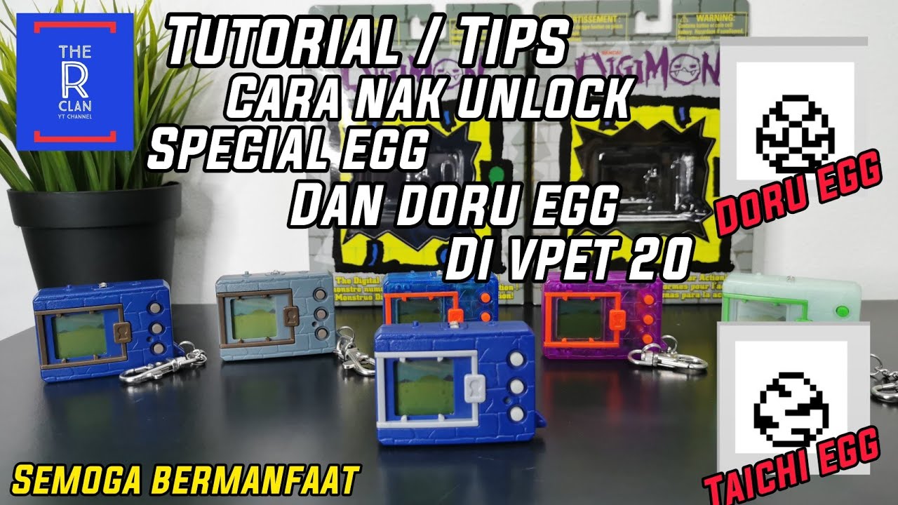 Cara Nak Unlock Special Egg (Taichi Egg) dan Doru Egg | VPET 20