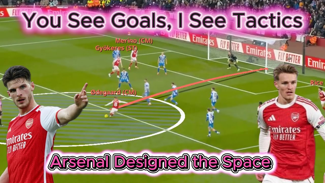 Tactical Genius Behind Ødegaard’s Goal | Arsenal 2-1 Brighton