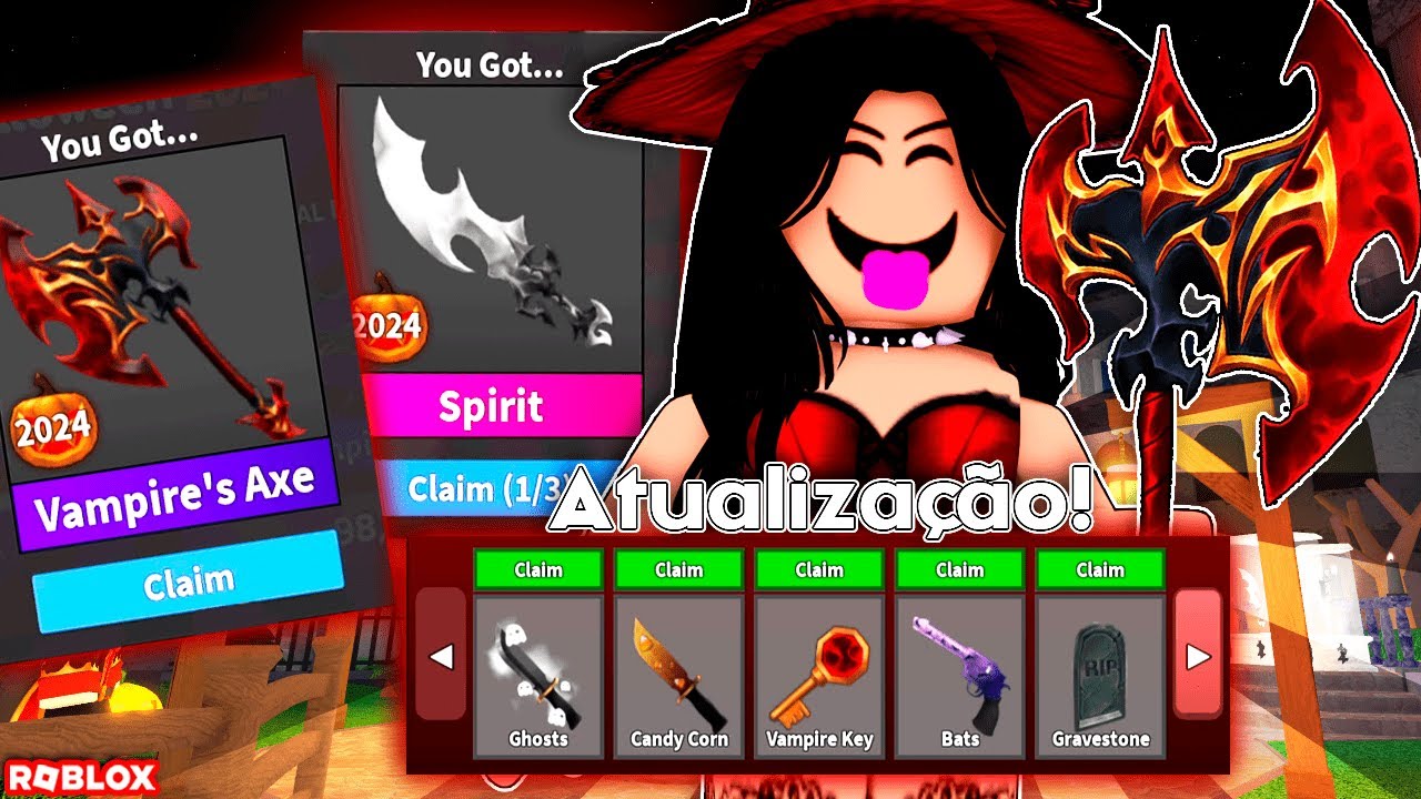 FINALIZEI A ATUALIZAÇÃO de HALLOWEEN do MURDER MYSTERY 2! 🎃