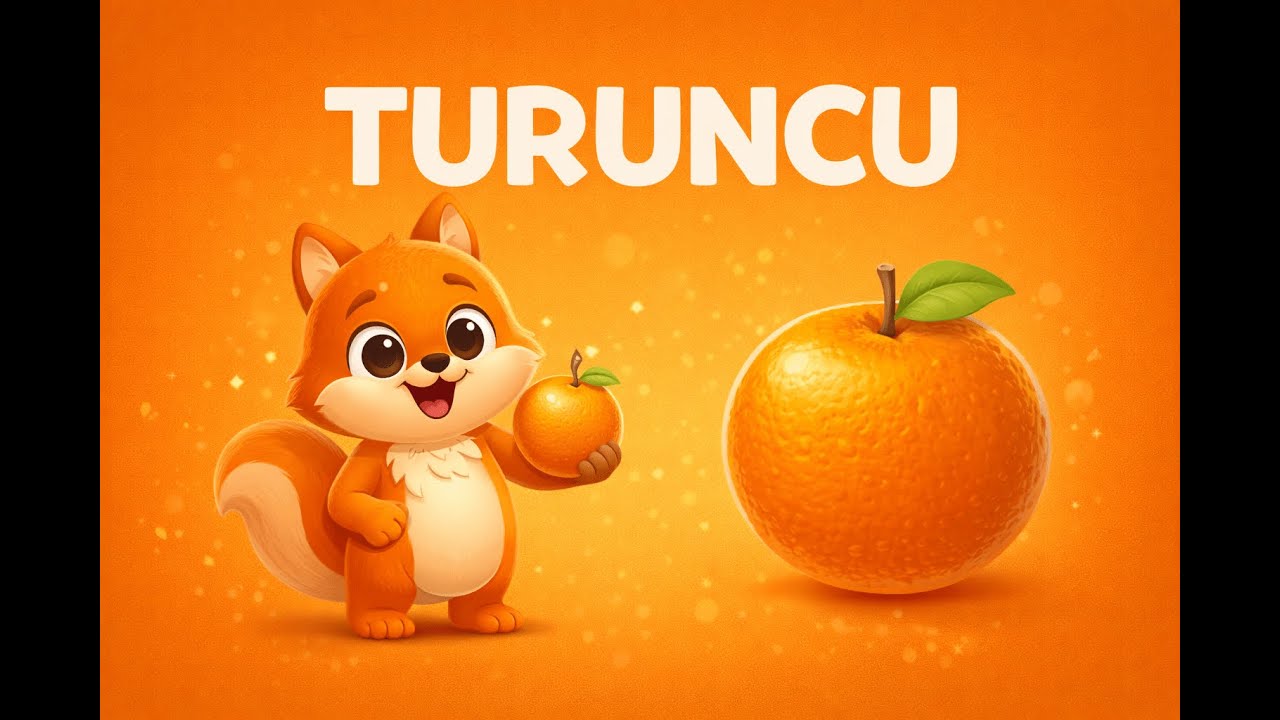 TURUNCU RENK 🍊 | Eğitici Çocuk Şarkısı | Renkler Şarkısı | Ormanın Ezgisi