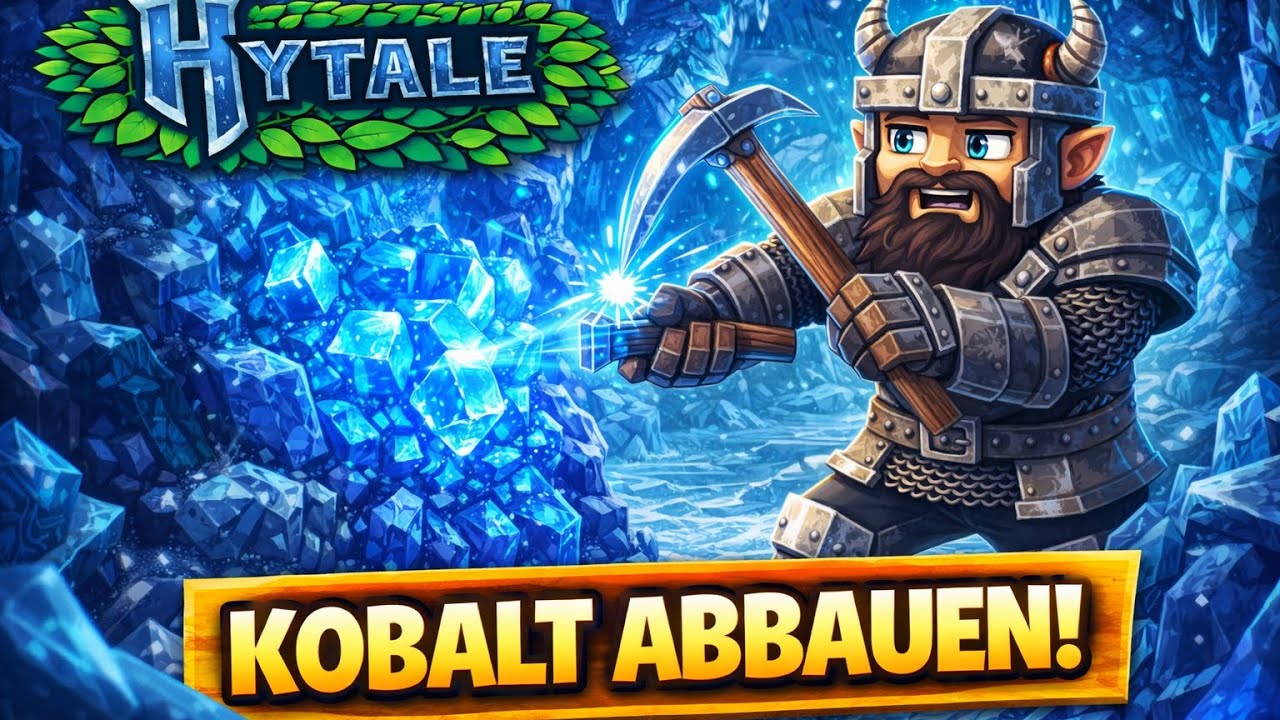 Hytale Staffel 1 Folge 17 -Ich finde Kobalt in einer Eishöhle