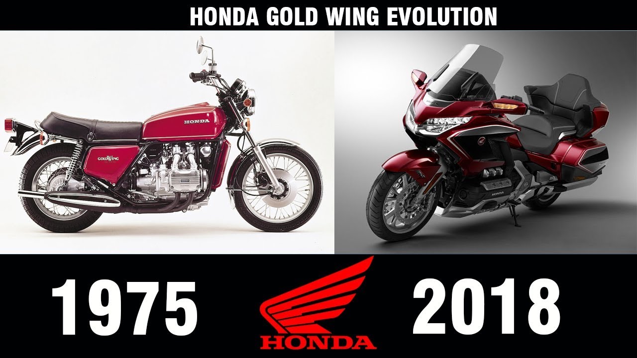 HONDA GOLD WING - EVOLUTION (1975-2018) | The Evolution Of Honda Gold Wing