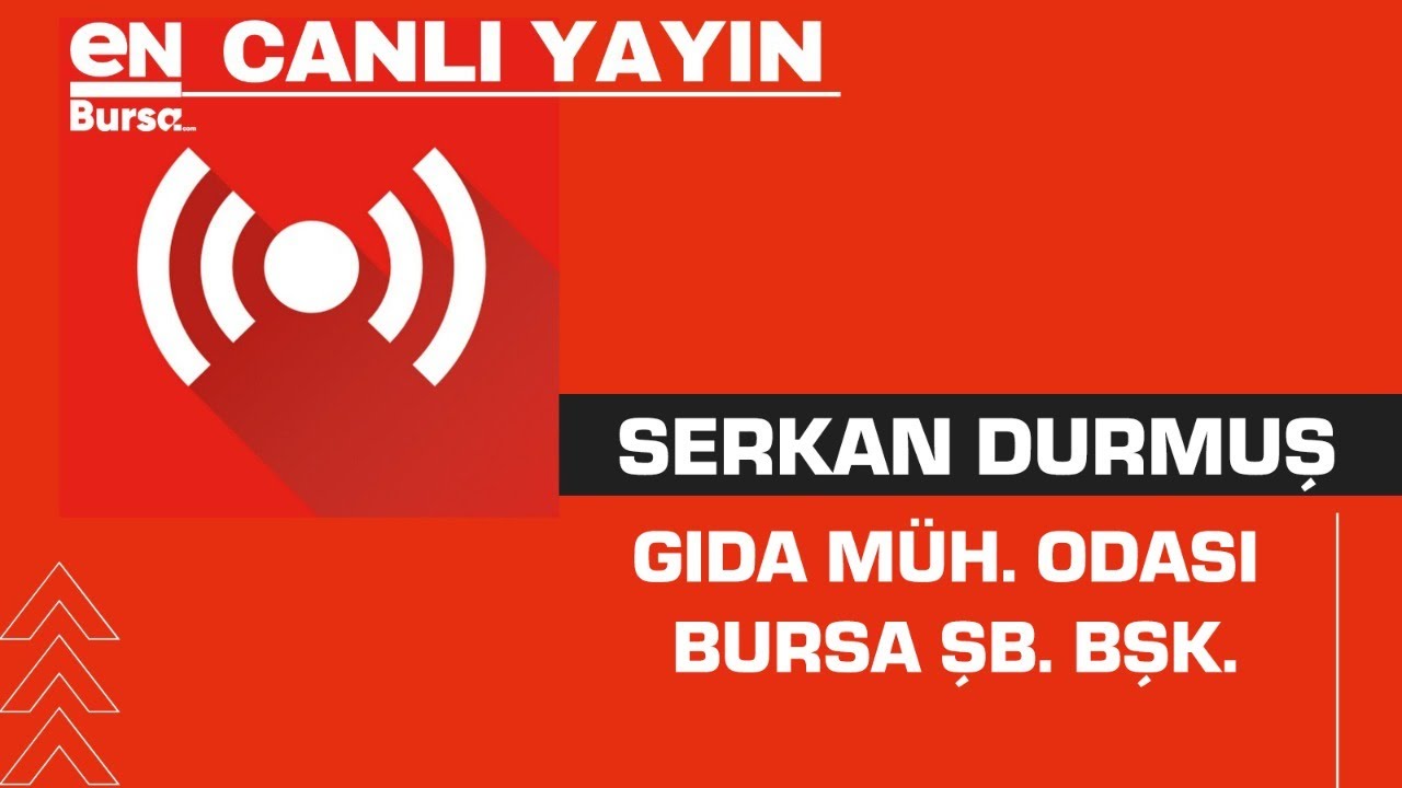ENKAFE'nin konuğu Gıda M&uuml;h. Odası Bursa Şb. Bşk.Serkan Durmuş / enbursa