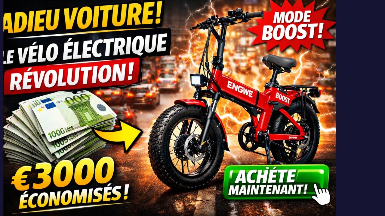 ENGWE L20 / L20 Boost : le vélo électrique qui peut vraiment remplacer ta voiture en 2025