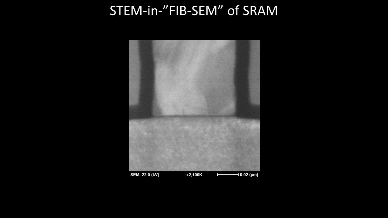 [Electronics] STEM-in-&rdquo;FIB-SEM&rdquo; of SRAM