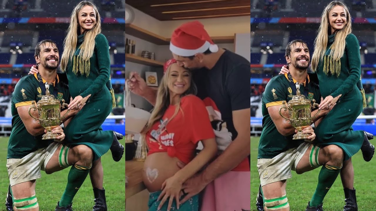 Springboks star Eben Etzebeth and wife Anlia celebrate 1st anniversary together