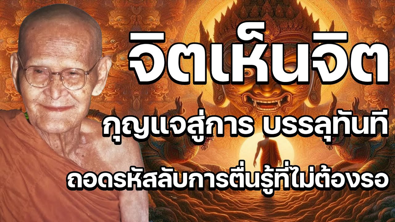 จิตเห็นจิต ทางลัดที่สั้นที่สุด กุญแจสำคัญสู่การบรรลุฉับพลัน! ถอดรหัสลับการตื่นรู้ที่ไม่ต้องรอกาลเวลา