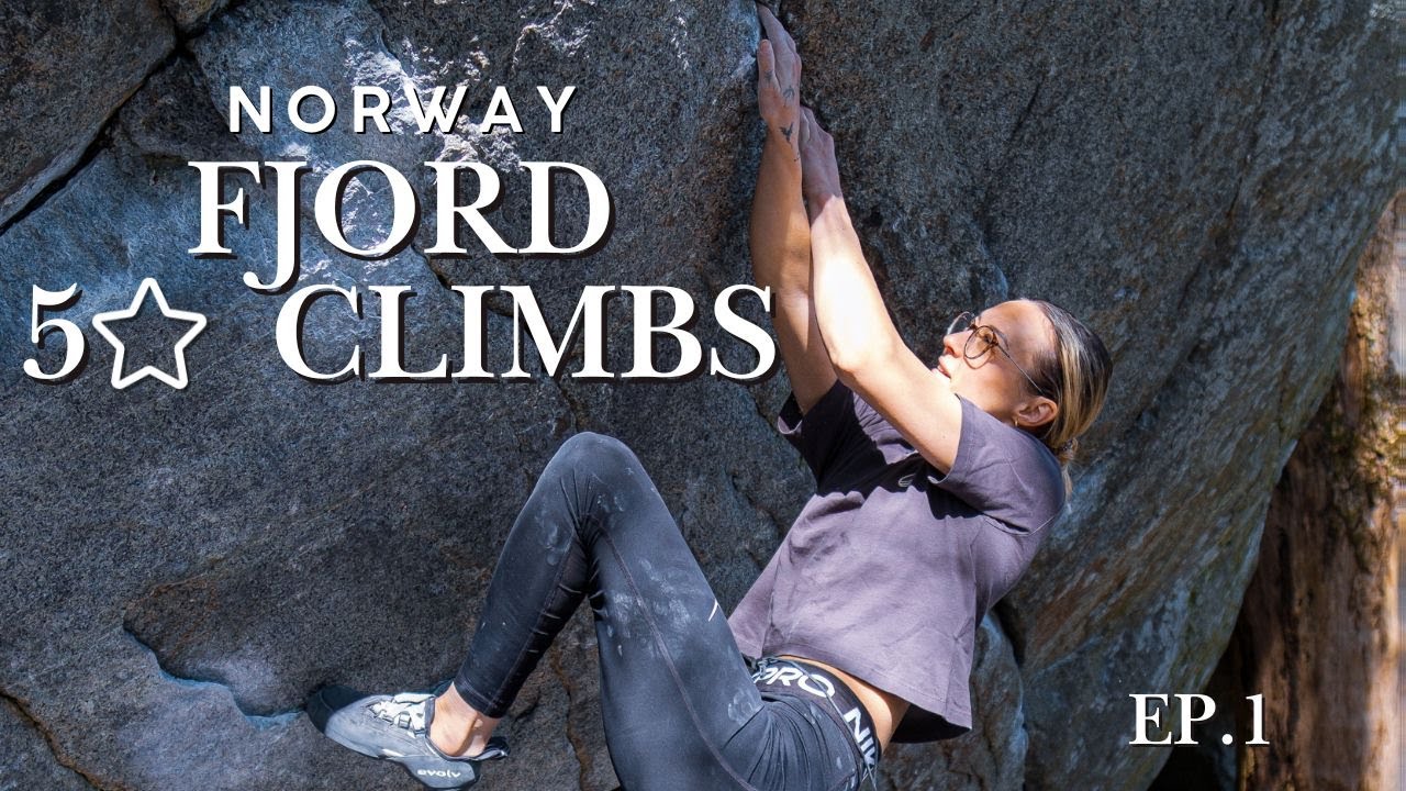 Climbing some World-Class lines in Norway