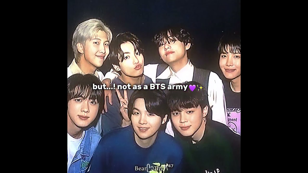 but...! not as a BTS army...? 💜✨ || #btsarmy #fpyシviral #like #ytshorts #bear_thv74 ||