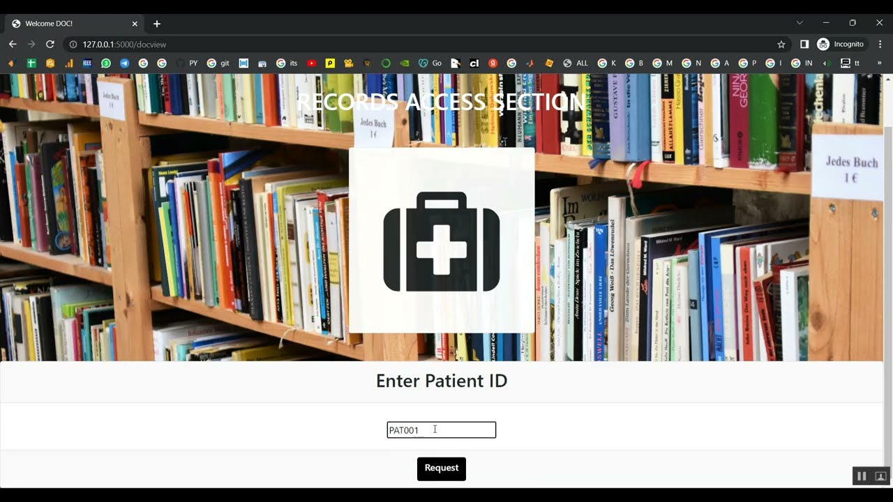 EHR Block Chain Public Health Care Monitoring System in Python Projects