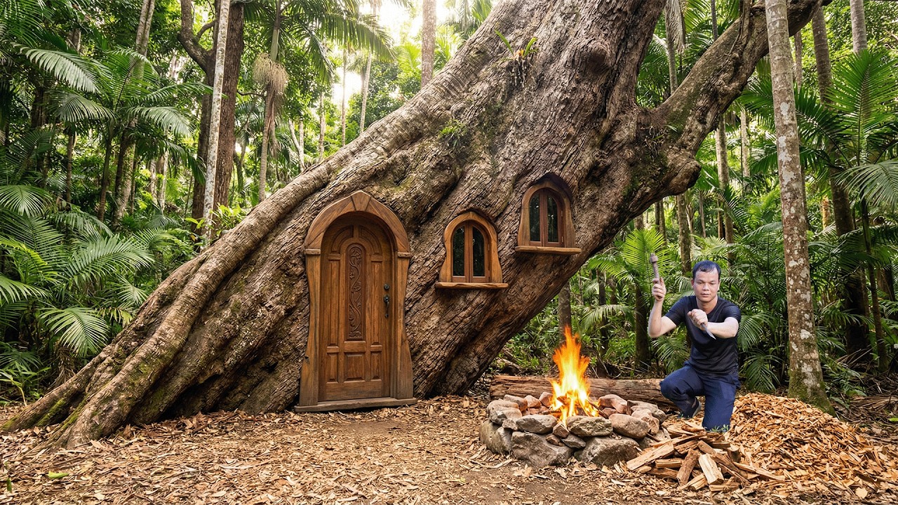 100 Days Building a Dream Home in the Forest | A Solo Build From Start to Finish