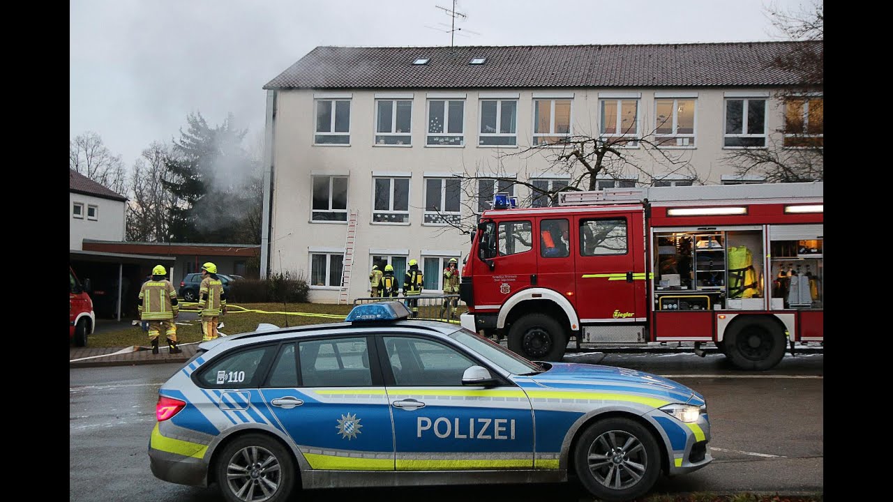 Brand in der Heinrich-Sinz-Schule in Hochwang - keine Verletzten