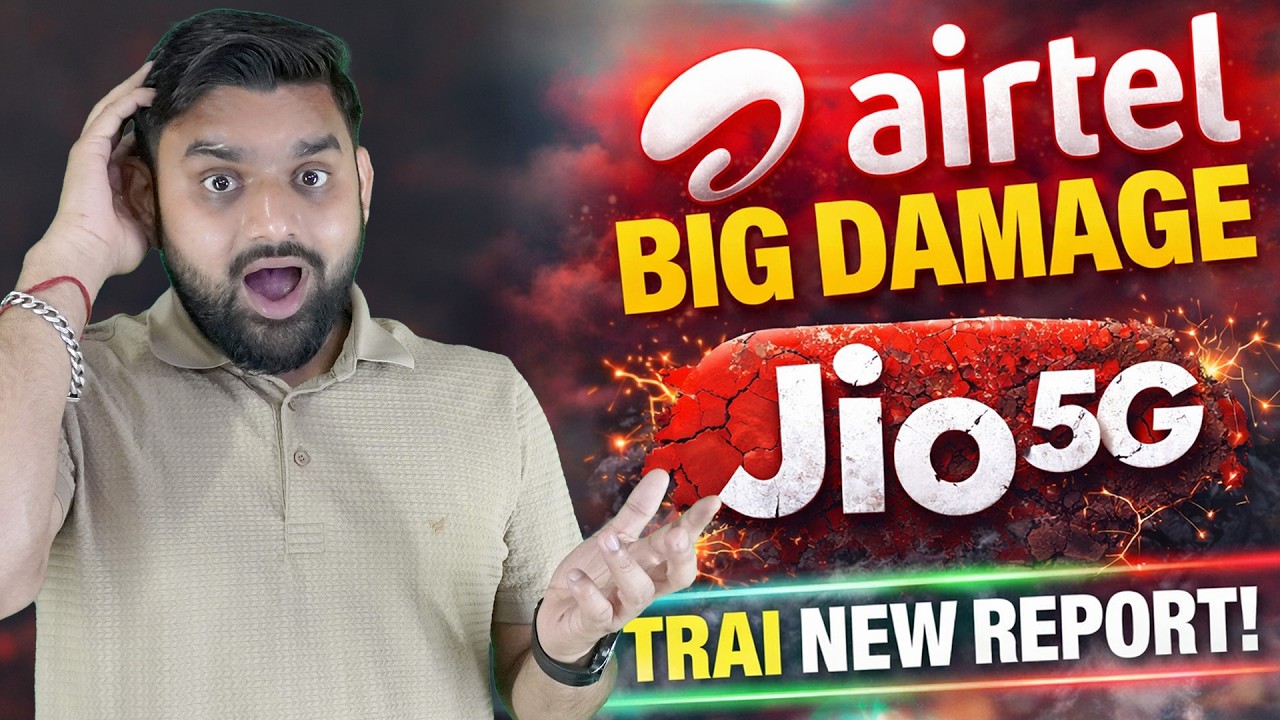 🚨 Airtel BIG DAMAGE to Jio 5G? TRAI Report Shocks Everyone!
