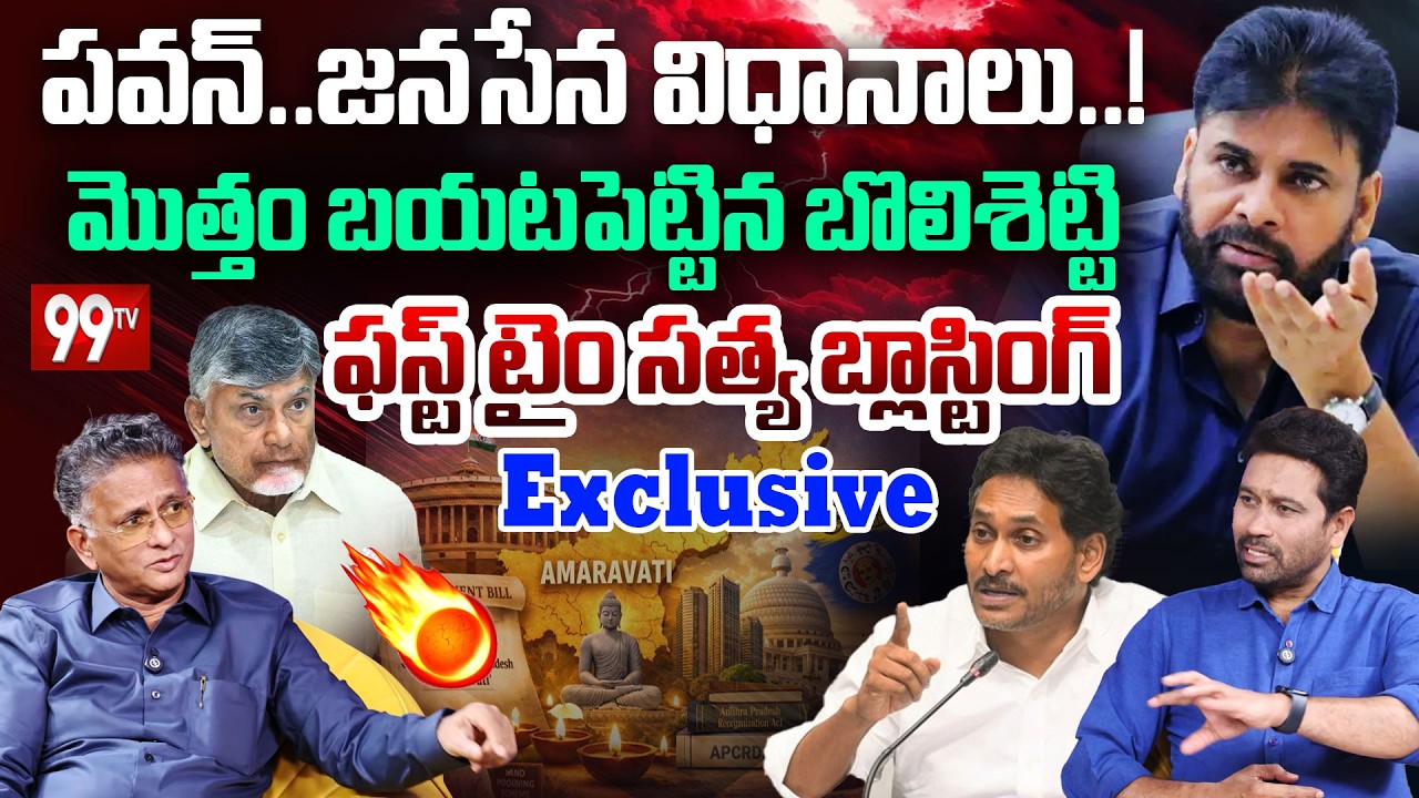 Bolisetty Satyanarayana First Time Burst | Sensational Interview | THE HOT SPOT | Pawan Kalyan |99TV