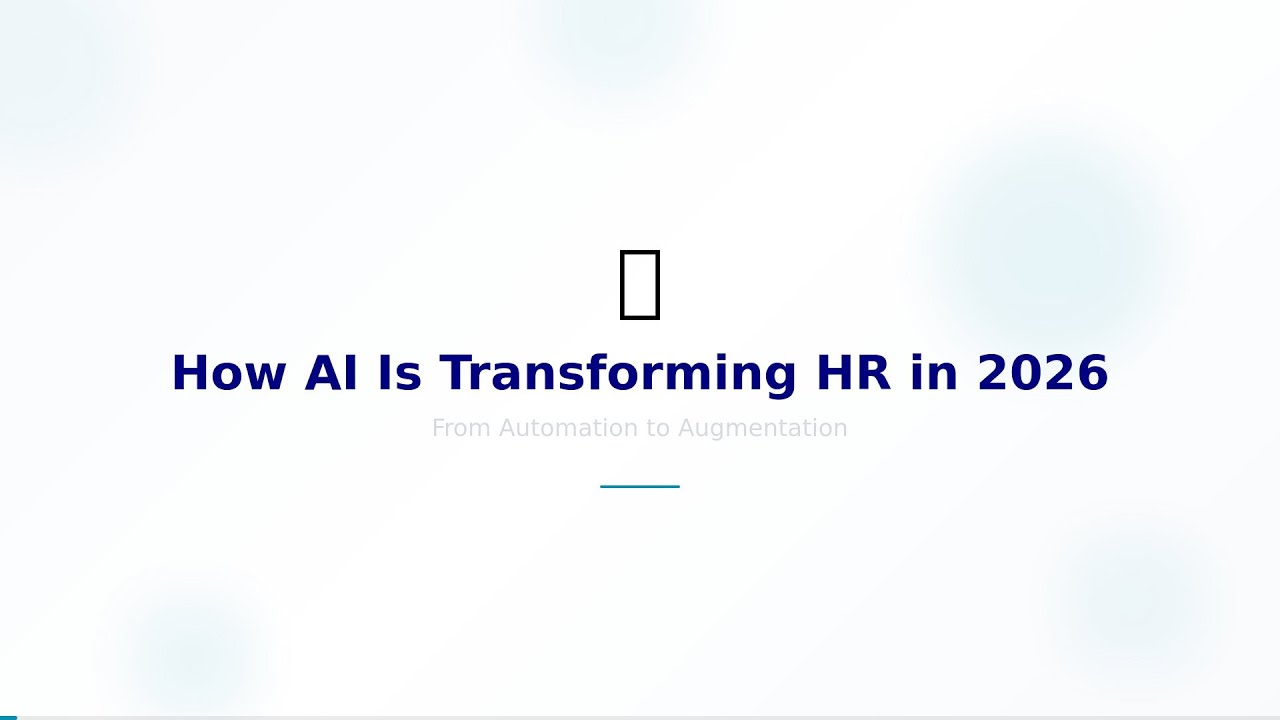 How AI Is Transforming HR in 2026 | PRS Consultancy