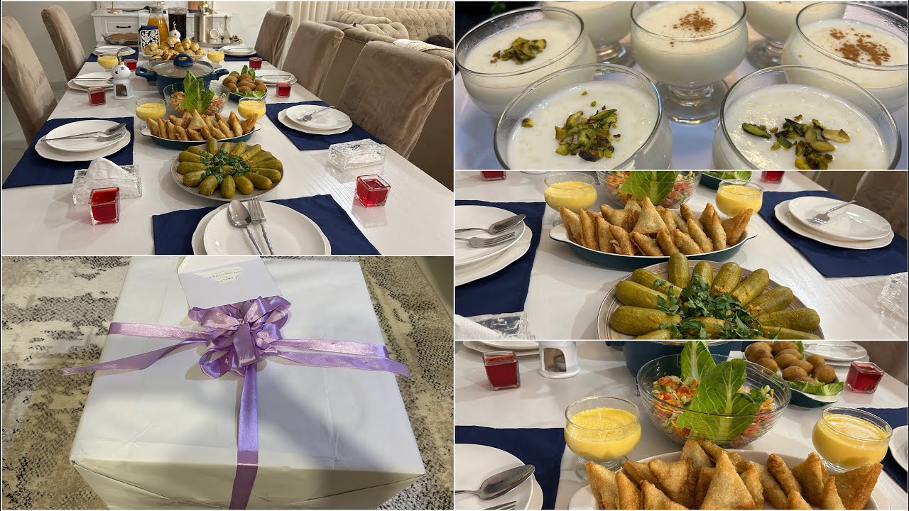 فطورنا اول يوم من رمضان🌙🕌وصلتني هديه😍