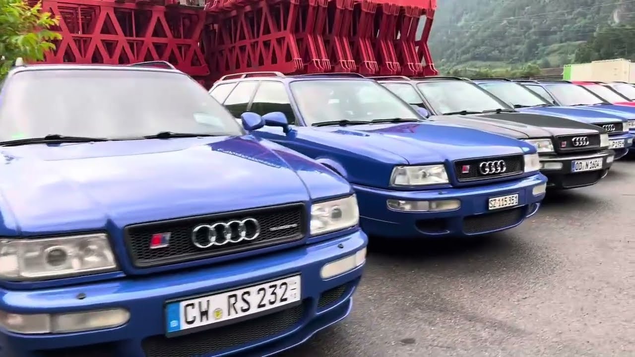 You have never seen so many Audi RS2s at one place