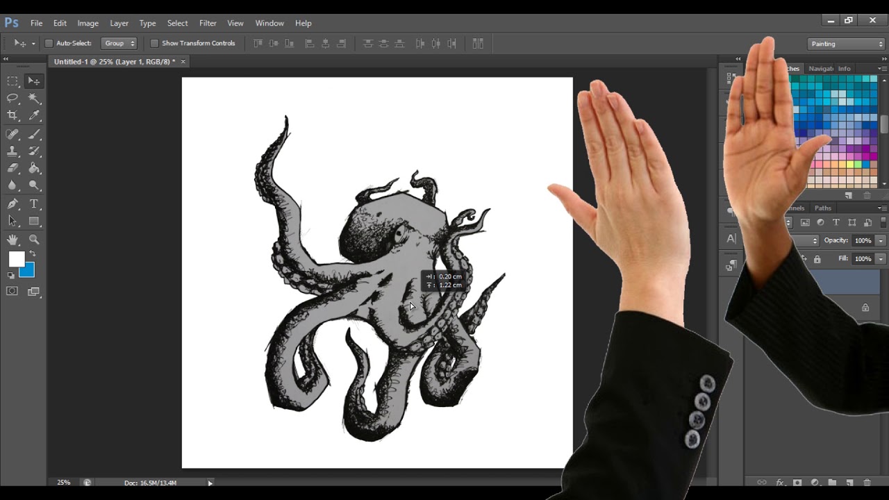 COMO COLOREAR UN DIBUJO HECHO A MANO EN PHOTOSHOP | TUTORIAL