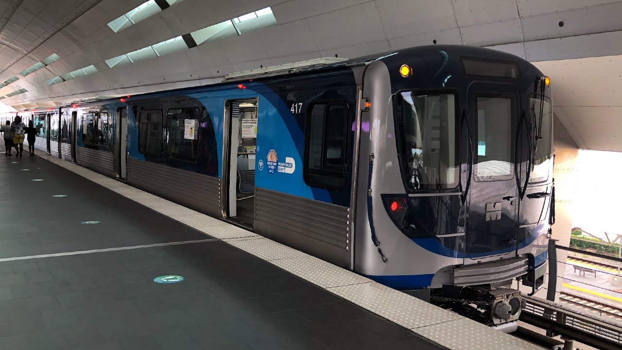 Riding Miami-Dade Metrorail, Downtown Miami to Miami International Airport