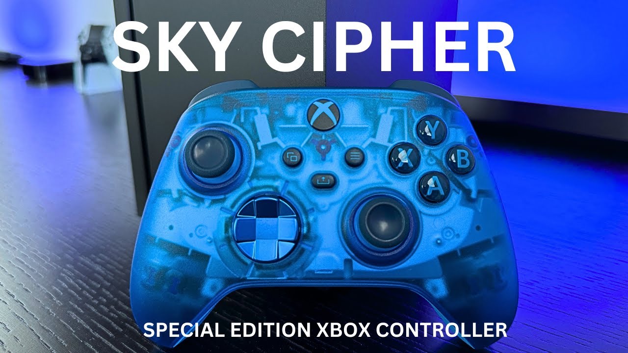 NEW Xbox Sky Cipher Special Edition Controller Unboxing and Comparison