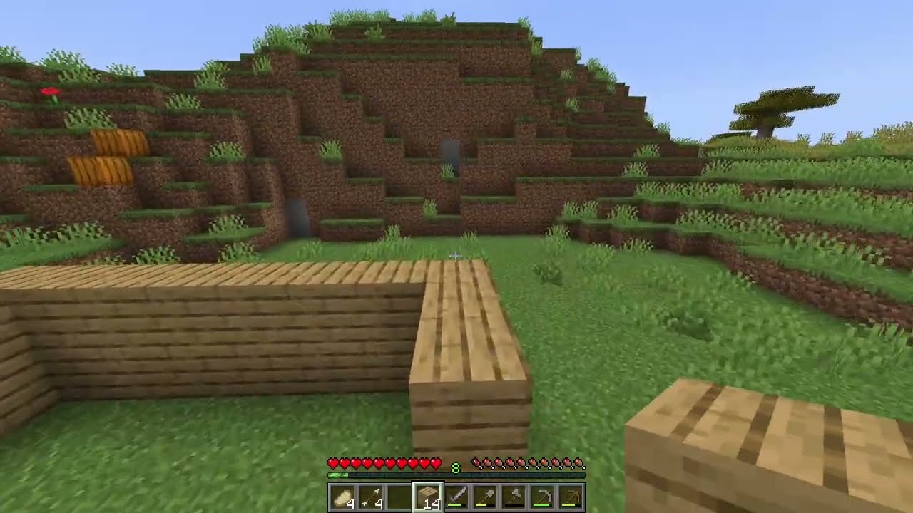 Minecraft Episode 3: building my house