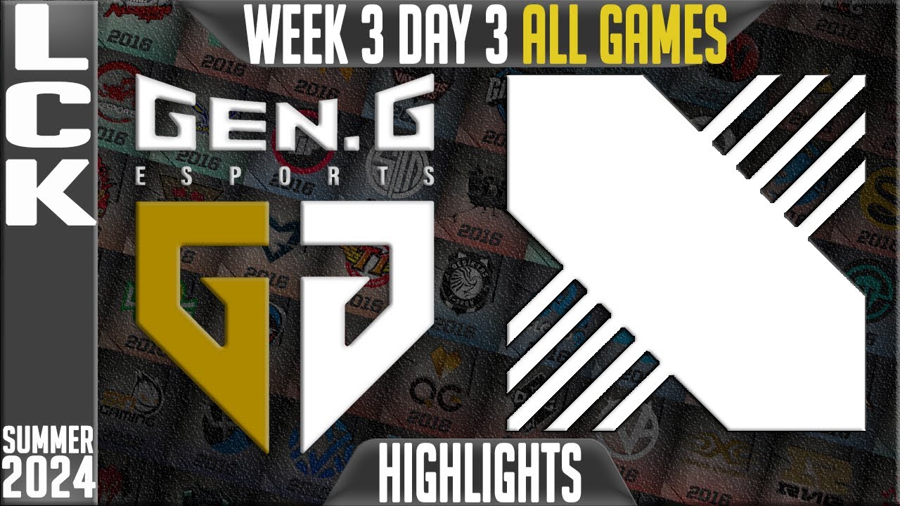 GEN vs DRX Highlights ALL GAMES | LCK Summer 2024 W3D3 | GenG vs DRX Week 3 Day 3