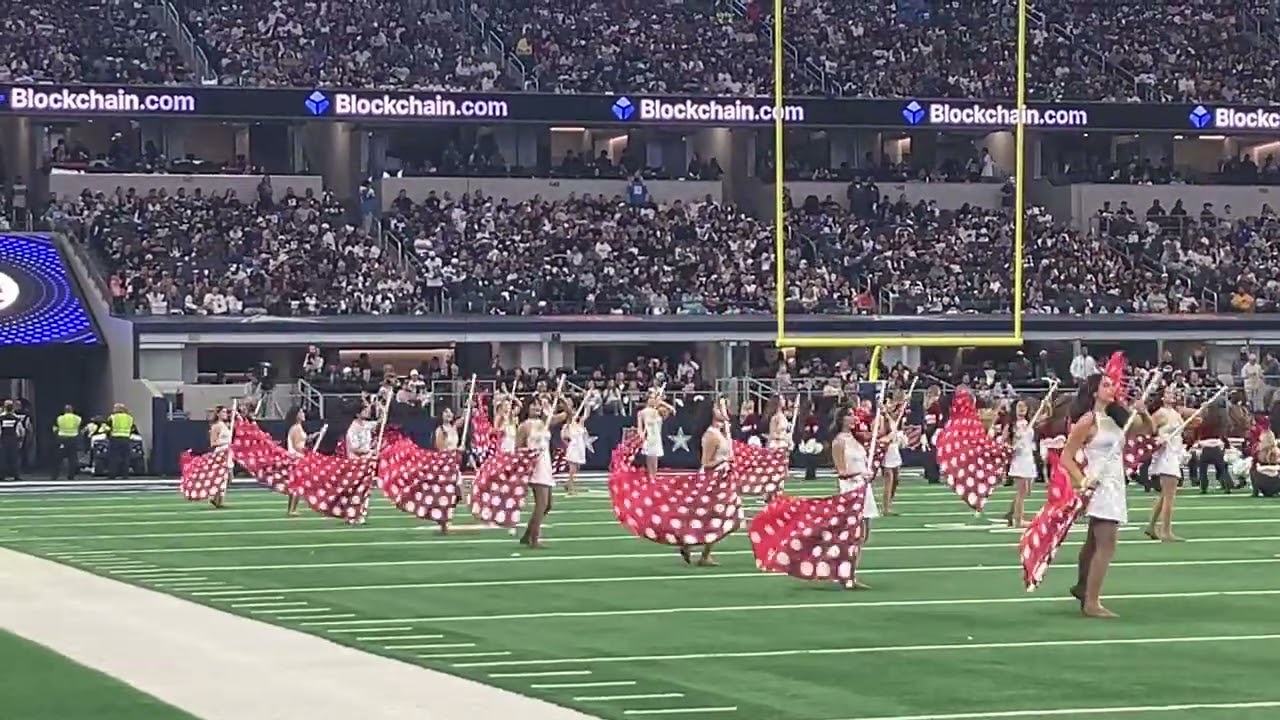 Poteet Color Guard at the Dallas Cowboys Halftime Show - 12.21.25