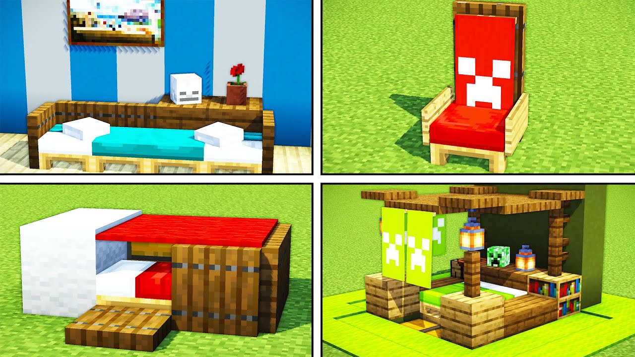 MİNECRAFT'TA DAHA ÖNCE GÖRMEDEĞİNİZ 12 YAPI HİLESİ - Minecraft