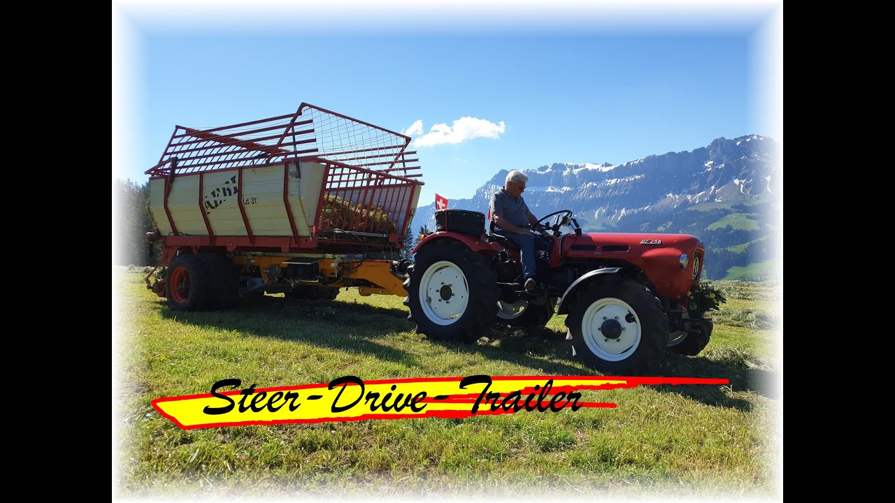 Lindner mit Steer Drive Trailer Schangnau