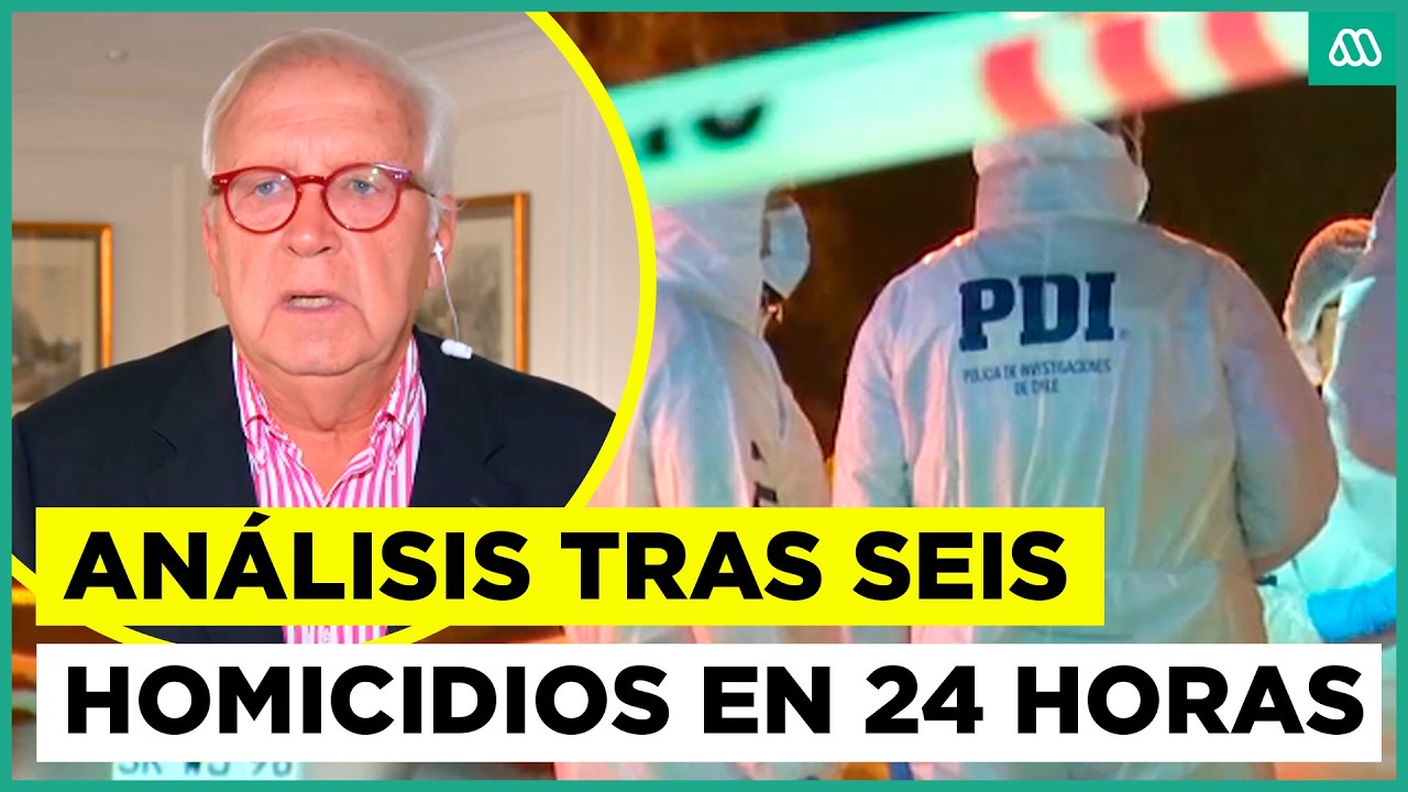Preocupación por seis homicidios ocurridos en un solo día en la Región Metropolitana