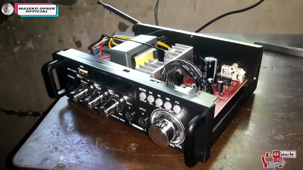 Oprek output Power Amplifier BT 298 A