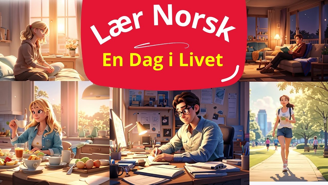 Lær Norsk | En Dag i Livet - Fra Morgen til Kveld
