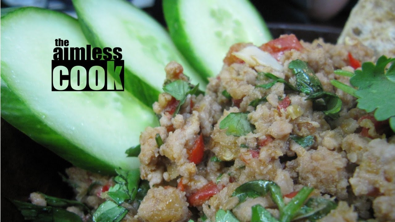 Easy Thai Spicy Pork Dip Recipe (Nam Prik Ong): The Aimless Cook