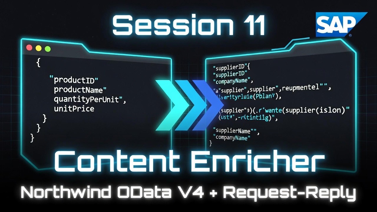 SAP Training Session 11 | Northwind OData V4 | Request-Reply vs Enricher