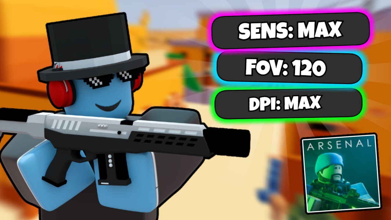 I used YOUR Roblox Arsenal SETTINGS.. (Roblox Arsenal)