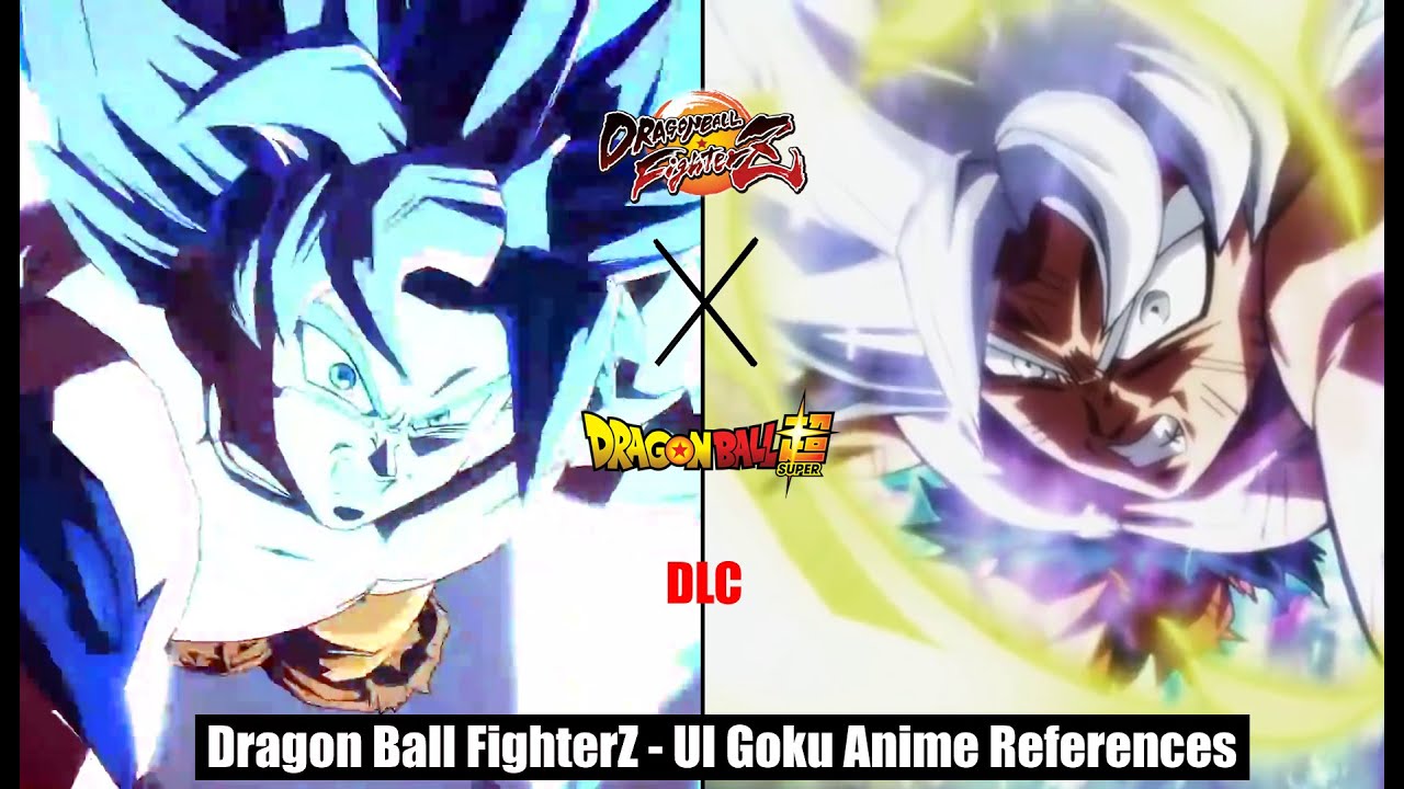 Ultra Instinct Goku Anime References - Dragon Ball FighterZ Vs Dragon Ball Super (Game or Anime)