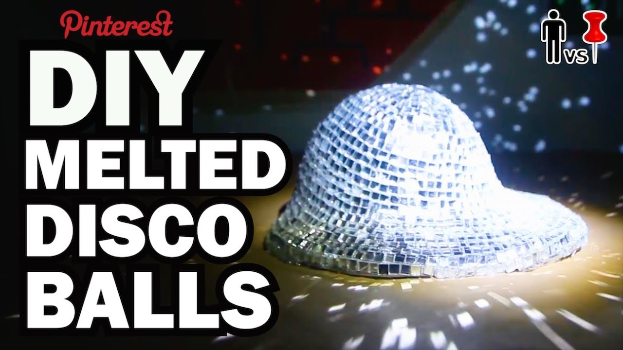 DIY Melted Disco Balls - Pinterest Test #90 - Man Vs Pin