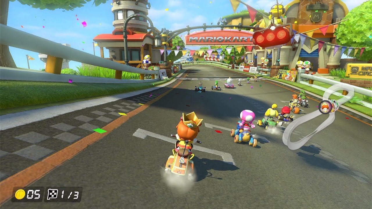 Mario Kart 8 Deluxe — Flower Cup 100cc (Baby Daisy Gameplay)