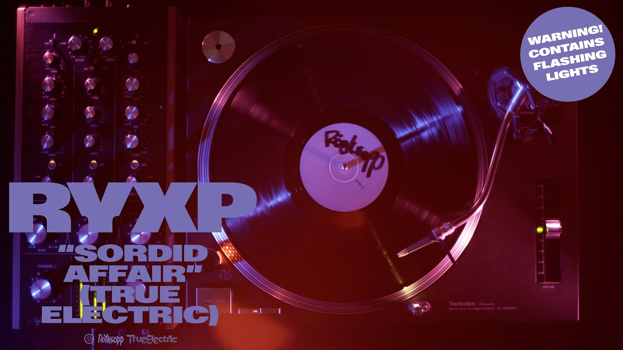 Röyksopp - 'Sordid Affair' (ft. Man Without Country) [True Electric] *Contains Flashing Lights*