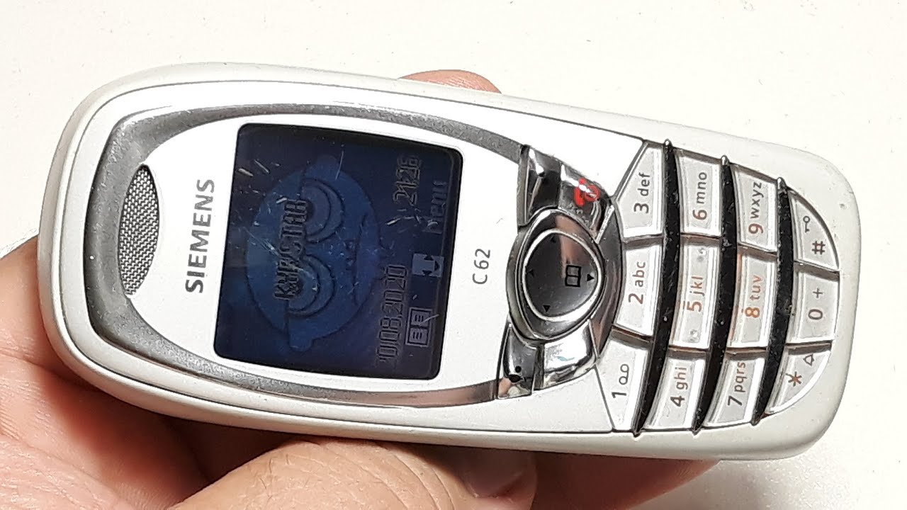 Siemens C62 Eagle White Ретро телефон из далекого 2003 года из Германии