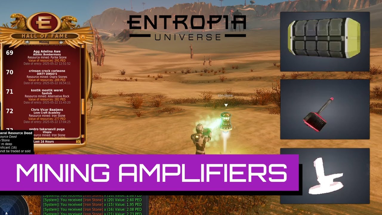 Mining Amplifiers - Beginner's Guide - Entropia Universe