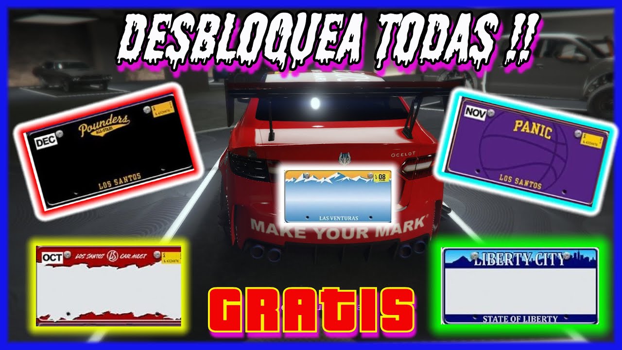 🔥NUEVO!! COMO #TENER LAS #NUEVAS #PLACAS🔥 ANTES DE SU SALIDA OFICIAL GTA5 ONLINE ALLCONSOLAS