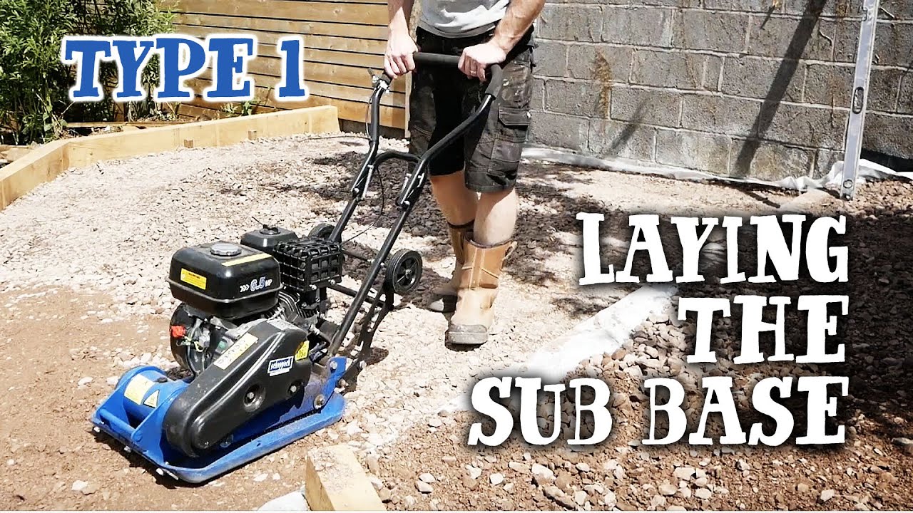 PATIO SUB-BASE - Last few bits of prep are done!