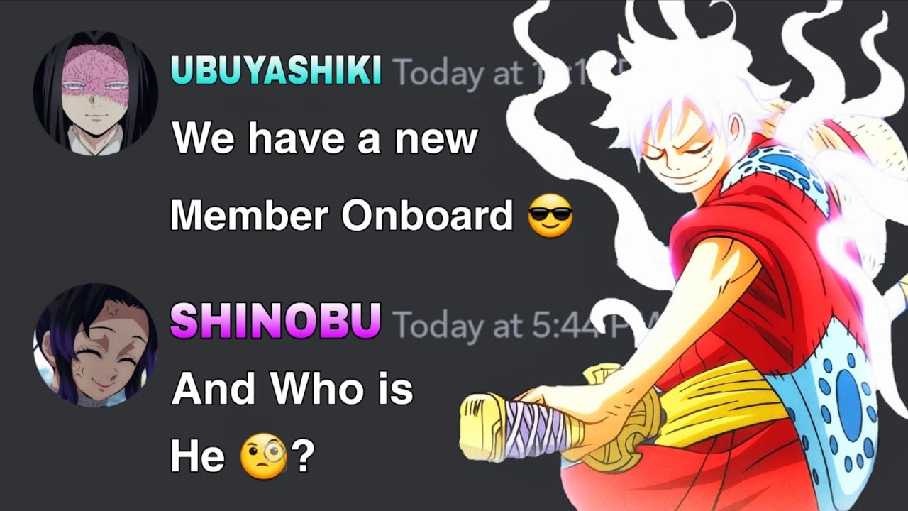 If Luffy was a Hashira in Demon Slayer | One Piece x Demon Slayer discord server