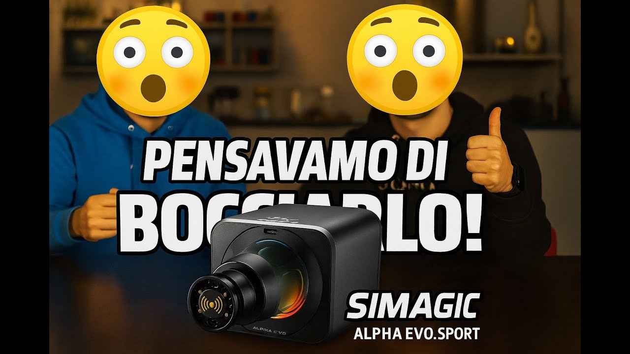 E noi che pensavamo di BOCCIARLA...recensione SIMAGIC ALPHA EVO SPORT!